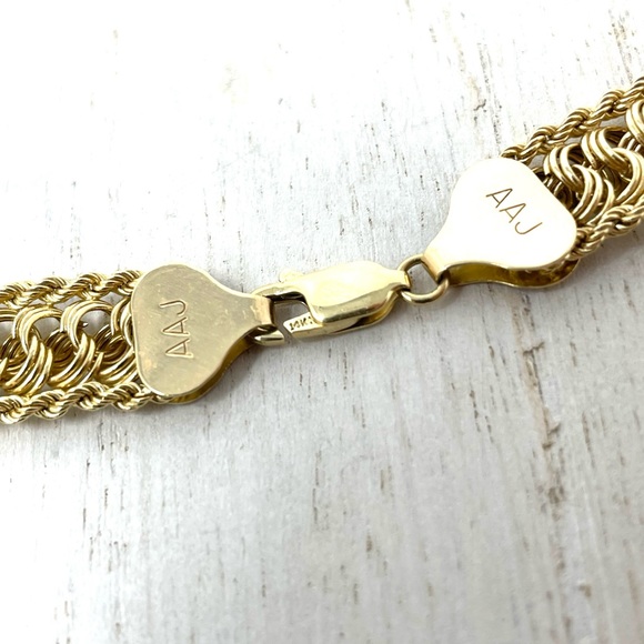 14K solid gold necklace, 13.4g - Picture 10 of 16